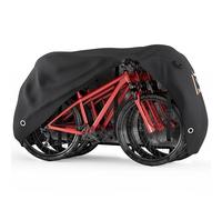 EVRBUL Bicycle Cover for 2-3 Bicycles, 221 x 119 x 119 cm, Outdoor Waterproof with Lock Opening, 420D Strong Fabric, Rain, Sun, Wind Protection, Mountain Bike, Road Bike, EBike