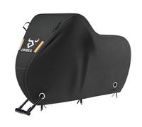 EVRBUL Bicycle Cover for 2 or 3 Bikes, 221 x 119 x 119 cm (L x W x H), Waterproof, Durable 420D Fabric, Rain, Sun, UV and Dustproof, for Mountain Bikes, Road Bikes and E-Bikes