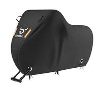 EVRBUL Bike Cover for 2 or 3 Bikes 87'' L x 47'' W x 47'' H, Outdoor Waterproof Bicycle Covers with Lock Hole, 420D Heavy Duty Fabric Rain Sun UV Dust Wind Proof for Mountain, Road Bike, EBike