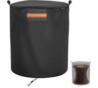 EVRBUL Cool Bar Cover, Patio Round Side End Table Cover Compatible with Keter Pacific & Classic 7.5 Gallon Cool Bar, Waterproof UV-Resistant,21" Dia x 23" H