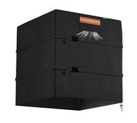 EVRBUL Down Draft Evaporative Cooler Cover Fits Downdraft Swamp Coolers Heavy Duty 420D Outdoor Cooler Cover Waterproof with 2 Windproof Buckles Air Vents Reflective Strip 34"W x 34"D x 36"H