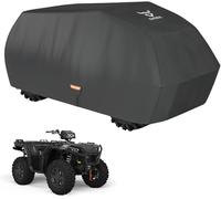 EVRBUL Heavy Duty 420D ATV Cover Windproof Quad Cover 96.5″L×50″W×46″H Compatible with Can-Am Polaris Suzuki Honda All Weather Waterproof and Dustproof 4 Wheeler Cover