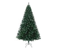 EVRE 7FT Realistic Artificial Christmas Tree 1200 PVC Tips Pine Branches Metal Stand Easy Assembly Bushy Premium Fir Christmas Tree 7FT 210cm Green Large Xmas Tree Indoor Outdoor Holiday Decorations