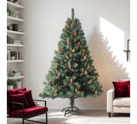 Evre Artificial Christmas Tree Pine Cone Berries 7Ft 210Cm 1200 Tips Extra Bushy - 4/5/6/7/8 Ft Available