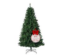 Evre Canada Spruce Artificial Christmas Tree 5Ft 150Cm Extra Bushy 500 Tips Strong Metal Stand -4/5/6/7/8/9Ft Available