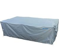 EVRE Monroe 8 Seater Garden Rattan Furniture Corner Dining Set Table Sofa Bench Stool (Cover Only)