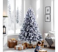 Evre Snowy Spruce Artificial Christmas Tree Pine Cone Berries 6Ft 180Cm 700 Tips - 4/5/6/7/8 Ft Available