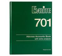 Evrite 701 Accounts Book with Extra Analysis