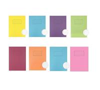 Evrite exercise book 229x178mm, Mixed Rulings - pack of 8 books