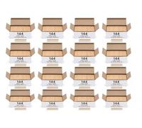 Evrite half size wooden mini hexagonal pocket pencils for golf scorecards, classrooms, offices, restaurants & kids,easy to sharpen - pack of 2304 pencils
