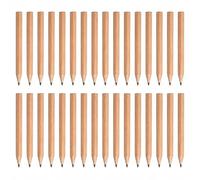 Evrite half size wooden mini hexagonal pocket pencils for golf scorecards, classrooms, offices, restaurants & kids,easy to sharpen - pack of 30 pencils