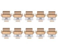 Evrite half size wooden mini hexagonal pocket pencils for golf scorecards, classrooms, offices, restaurants & kids,easy to sharpen - pack of 1440 pencils