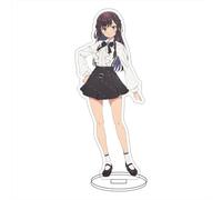 EVRNSAD Acrylic Stand for I May Be a Guild Receptionist, But I'll Solo Any Boss to Clock Out on Time, 16cm Double sided Anime Figure Collectible Anime game Game Player or Fans Table Gift Accessories