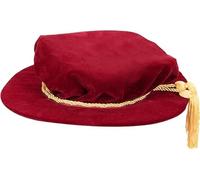 EVS Evess PhD/Doctoral Tudor Bonnet UK/CA/EU University-Standard Cloth with Coloured cord S/M/L/XL Size Multiple Colours (Maroon (Gold Cord), Small)