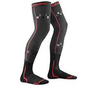 EVS Sports TUG Fusion Socks, Pair (Black/Red, Small/Medium)