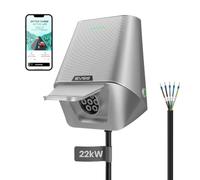 EVSEdesigner Wallbox 22 kW Type 2 Electric Car Charging Station with App Control, 400 V 32 A Three Phase, Power Adjustable 6A-32A Bluetooth Connection, Charging Planning, RCD Type B DC 6mA, IP66, IEC