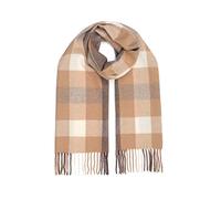 EVSEG 100% Mongolian Cashmere Winter Scarf | Imported Cashmere | Men and Women | 30x150cm, Camel, Brown, Cream