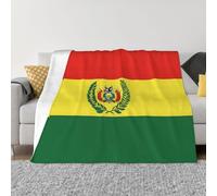 EVSvcxz Flag Of Bolivia Print Ultra-Soft Fleece Blanket Throw, Cozy And Lightweight, For Bed, Couch, Sofa Warm