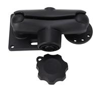 EVTSCAN 1.5in Double Ball Mount Anti Theft Aluminium Alloy Double Socket Arm Fish Finder Mount for C Size Ball