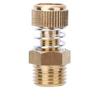 EVTSCAN 10PCS Brass Pneumatic Muffler BSPT Male Thread Solenoid Valve Silencer Air Exhaust Connector(1/4“)