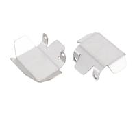 EVTSCAN 2PCS Front Rear Axle Protective Guard Plate Set Fit for VS4 10 RC Crawler 1/10 Alloy RC Differential Skid Plate