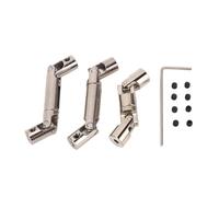 EVTSCAN 3 Pcs RC Drive Shaft Kit Universal Joint All Metal RC Car Drive Shaft for WPL for MN D90