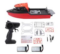 EVTSCAN 32 Simulated RC Boat 2.4G Brushless Remote Control Boat Splashproof Cover Long Battery Life Outdoor Water Exploration (2 Batteries)