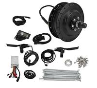 EVTSCAN 48V 500W Electric Bike Conversion Kit Front Drive Hub Motor DIY Kit with GD01 Panel Meter Accessory (For 28/29in 700C Wheel Spokes)