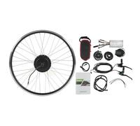 EVTSCAN 500W 48V Rear Wheel Hub Motor Electric Bike Conversion Kit Brushless Gear Motor LCD Display Velcros for DIY Electric Scooters (27.5inch)