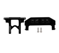 EVTSCAN Aluminium Alloy Rear Body Shell Connection Mount Support RC Car High Stable and Upgrade Part for Axial SCX24 90081 1/24 RC Cars (Black)