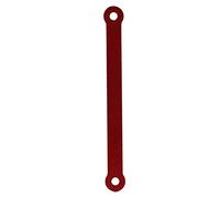 EVTSCAN Aluminum Alloy Front Arm Tie Bar High Precision Lightweight Durable Silver for Slash 2WD 1:10 RC Car (Red)