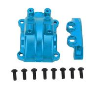 EVTSCAN Aluminum Alloy Metal Gearbox Cover Heat Dissipation for RC Car 1/10TT02/TT02T Remote Control Model (Blue)