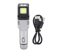EVTSCAN Car Plug in Flashlight Rechargeable Dual Light Source Super Bright Mini Handheld Emergency Torch for Outdoor Adventure Camping (Luz Individual)