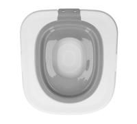 EVTSCAN Cat Toilet Training Kit Grey ABS Removable Reusable Cat Toilet Trainer for Home Restroom