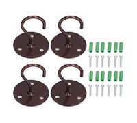 EVTSCAN Ceiling Hooks Heavy Duty Iron Wall Mount Hangers for Hanging Bird Feeders Lanterns Planters J Shape Great for Indoor Outdoor