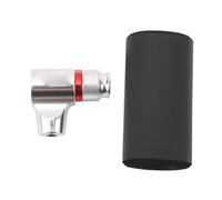 EVTSCAN CO2 Bike Tire Inflator Insulated Sleeve Valve Valve UNF 3/8in Thread 12g 16g 18g 25g Cartridges Bike Pump (Silver)