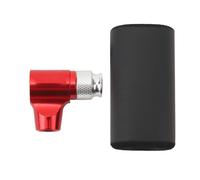 EVTSCAN CO2 Bike Tire Inflator Insulated Sleeve Valve Valve UNF 3/8in Thread 12g 16g 18g 25g Cartridges Bike Pump (Red)