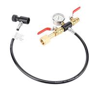 EVTSCAN CO2 Cylinder Refill Adapter Hose, CO2 Refill Station Connector Kit for Filling Soda Maker Sodastream Tank(G1/2)