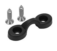 EVTSCAN DECK ROPE C TYPE BUCKLE KAYAK HANDLE BUCKLE SCREW SET KAYAK PAD EYE DECK RIGGING KIT FOR KAYAKING CANOEING FISHING BLACK