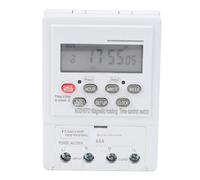 EVTSCAN Digital Programmable Timer Switch, 6KW 60A, On/Off Cycle Timer, Precise Scheduling, User Friendly Interface, for Home/Office Energy Efficiency