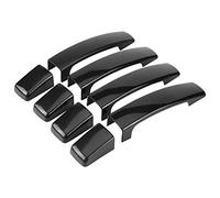 EVTSCAN Door Handle Cover,4PCS Car Glossy Black Exterior Door Handle Cover Replacement for Sport Discovery 3 Freelander 2