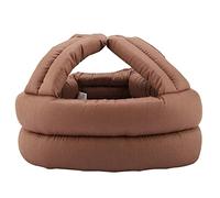 EVTSCAN Elder Head Cap Safety Helmet, Elder Full Head Protective Hat Anti Collision Fall Prevention Helmet with Lace for Old Man, Surgery Recovery(Khaki)