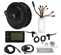 EVTSCAN Electric Bike Conversion Kit 36V 500W Front Drive Hub Motor S866 Display Wheel Kit Folding Mountain Bikes (Para radios de borde de 24 pulgadas)