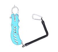 EVTSCAN Fish Gripper Stainless Steel 17cm Plier Tool with Hand Rope for Outdoor Sea 21833