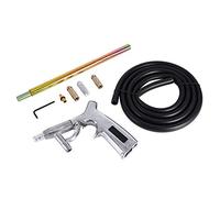 EVTSCAN High Pressure Handheld Air Pneumatic Sandblaster Gun, with 4 Nozzle and 4.9 ft Hose Kit, 1/4-inch NPT, for Surface Preparation, Rust and Paint Removal, Cleaning Machinery, Etching Glass