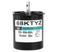 EVTSCAN Latest AC Motors Permanent Magnet Synchronous Gear Motor CW/CCW 68KTYZ 220V for DIY Generator(10（rpm）)