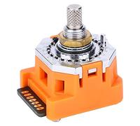 EVTSCAN Latest Switch NDN-01N Digital Code Rotary Binary System Wave Band Selector 0~11,12 Positions