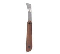 EVTSCAN Leather Creaser 304 Stainless Steel Head Wood Handle Creasing Tool for Leather Handicrafts Making