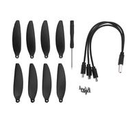 EVTSCAN Low Noise Drone Propellers Lightweight Durable Quadcopter Paddles Replacement for Mini Series E88 E58 Drone Parts Plastic 2.52in 8 Pack