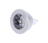 EVTSCAN MR16 3W RGB LED Light Color Changing Lamp Bulb 12V-24V with Remote Control, for Home Bar